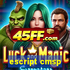 escript cmsp